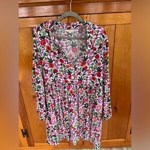 Floral Long-Sleeve Dress